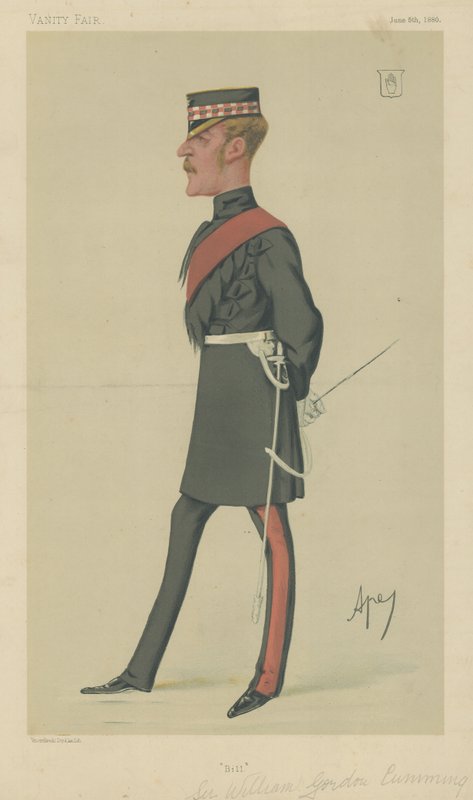 Sir William Gordon Cumming autorstwa Carlo Pellegrini