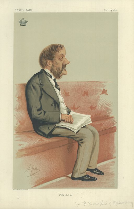 Hrabia Malmsbury autorstwa Carlo Pellegrini