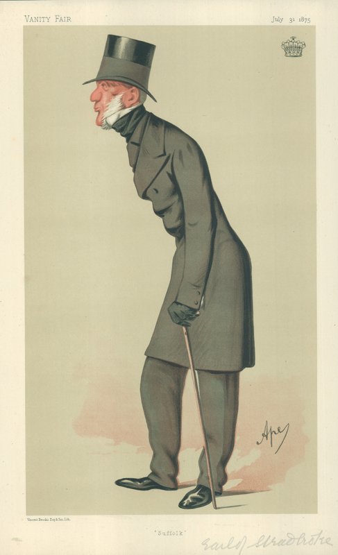 Hrabia Stradbroke, Suffolk, 31 lipca 1875, komiks Vanity Fair autorstwa Carlo Pellegrini