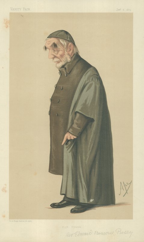 Wielebny Edward Bouverie Pusey autorstwa Carlo Pellegrini