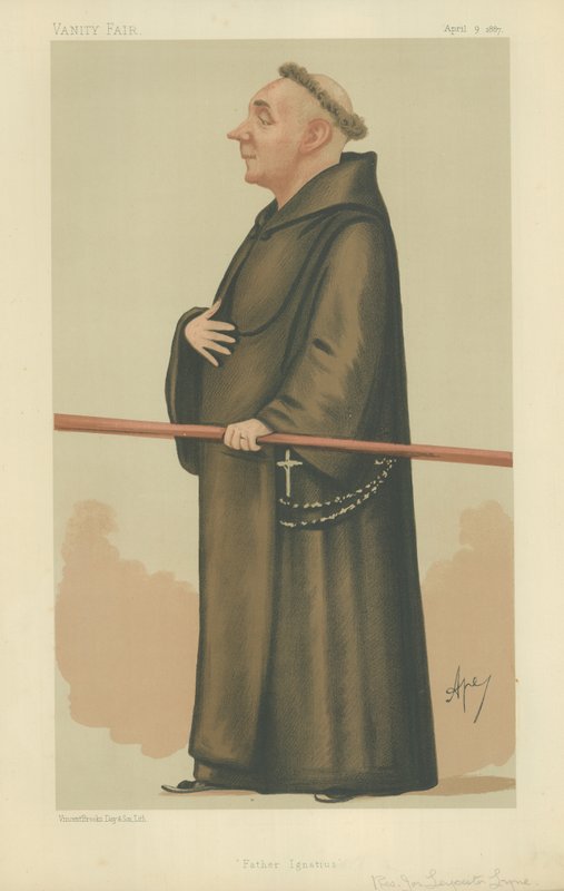 Wielebny Joseph Leycester Lyne autorstwa Carlo Pellegrini