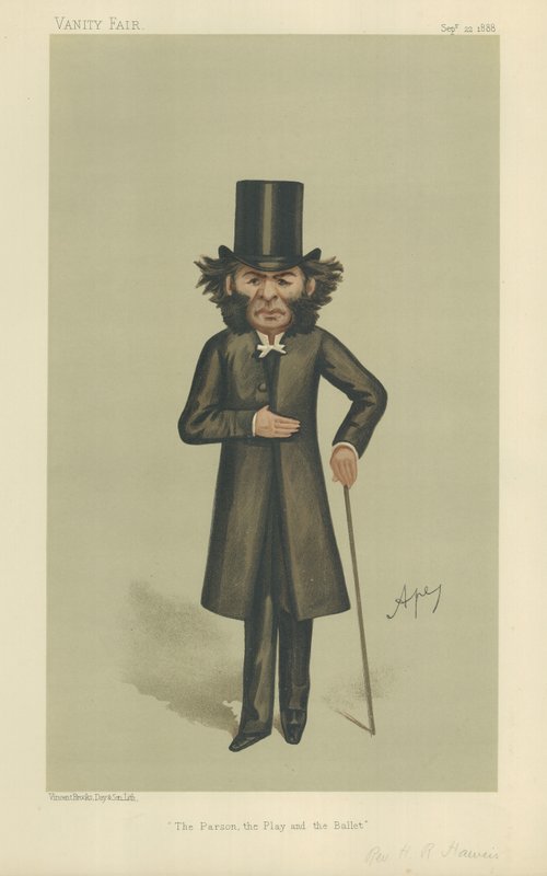 Wielebny Hugh Reginald Howeis autorstwa Carlo Pellegrini