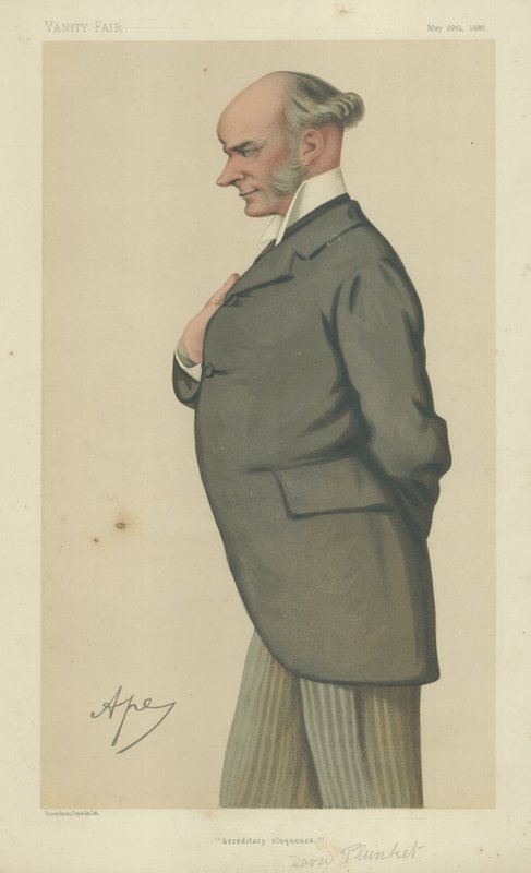 Wielce Szanowny Pan David Plunket autorstwa Carlo Pellegrini