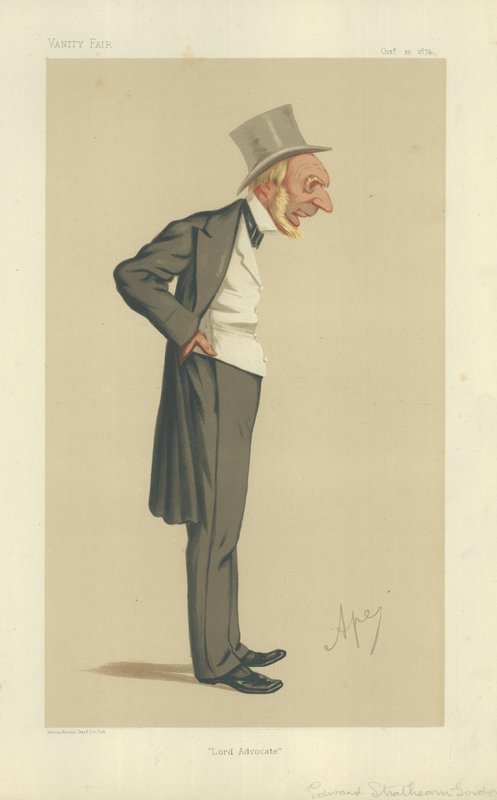 E Strathearn Gordon autorstwa Carlo Pellegrini