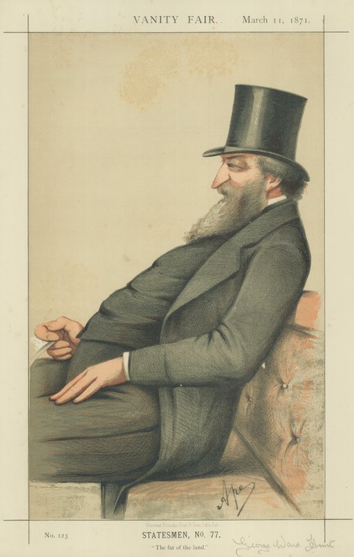 George Ward Hunt autorstwa Carlo Pellegrini
