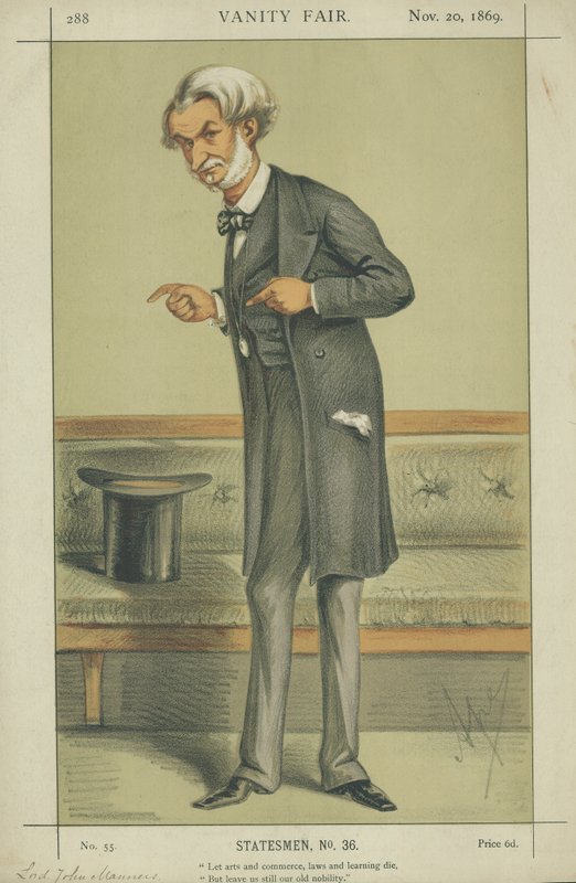 Wielce Szanowny Pan John J.R. Manners autorstwa Carlo Pellegrini