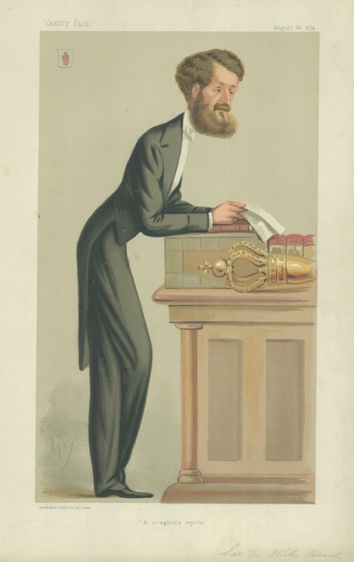 Właściwa cześć Sir Michael Hicks Beach autorstwa Carlo Pellegrini