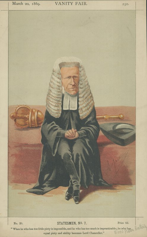 William Page Wood, baron Hatherley autorstwa Carlo Pellegrini