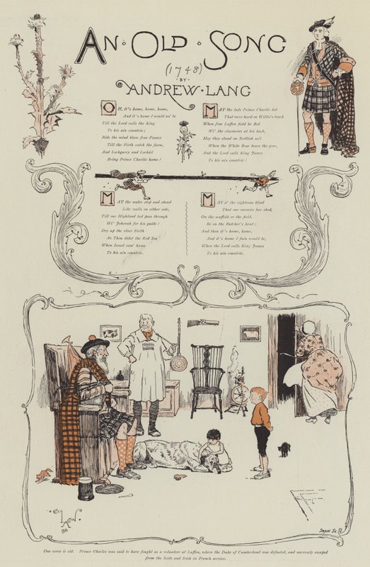 Stara piosenka — Andrew Laing autorstwa Cecil Charles Windsor Aldin