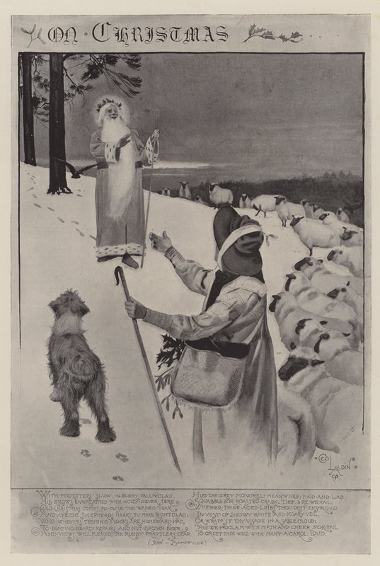 Na święta autorstwa Cecil Charles Windsor Aldin