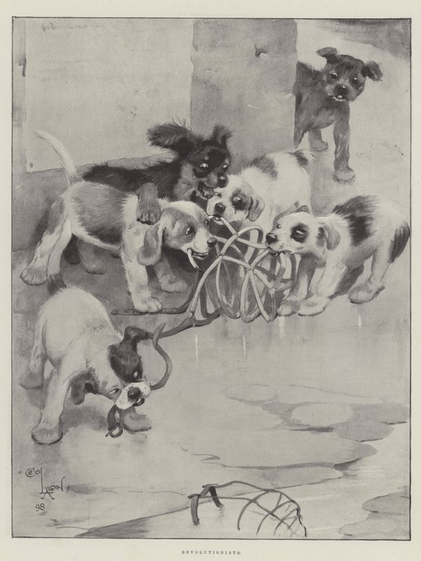 Rewolucjoniści autorstwa Cecil Charles Windsor Aldin
