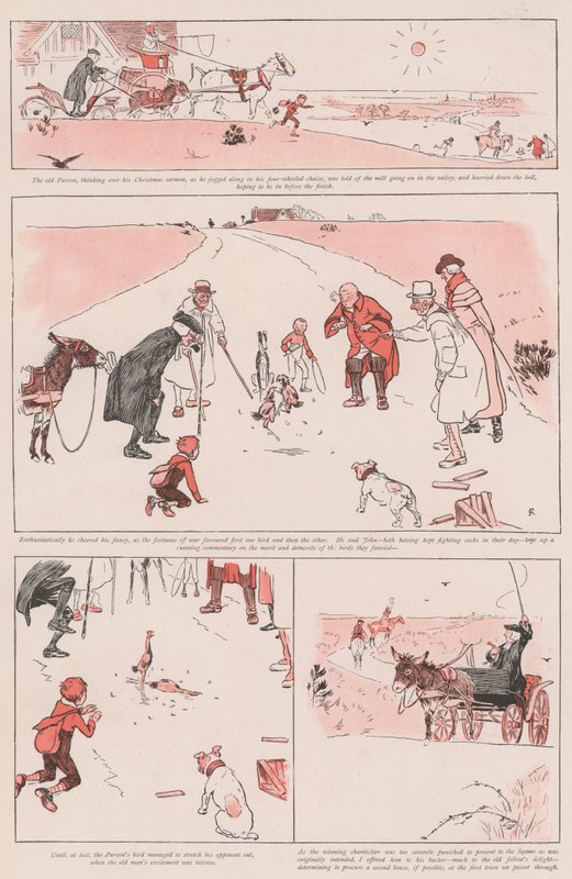 Świąteczny prezent dziedzica autorstwa Cecil Charles Windsor Aldin