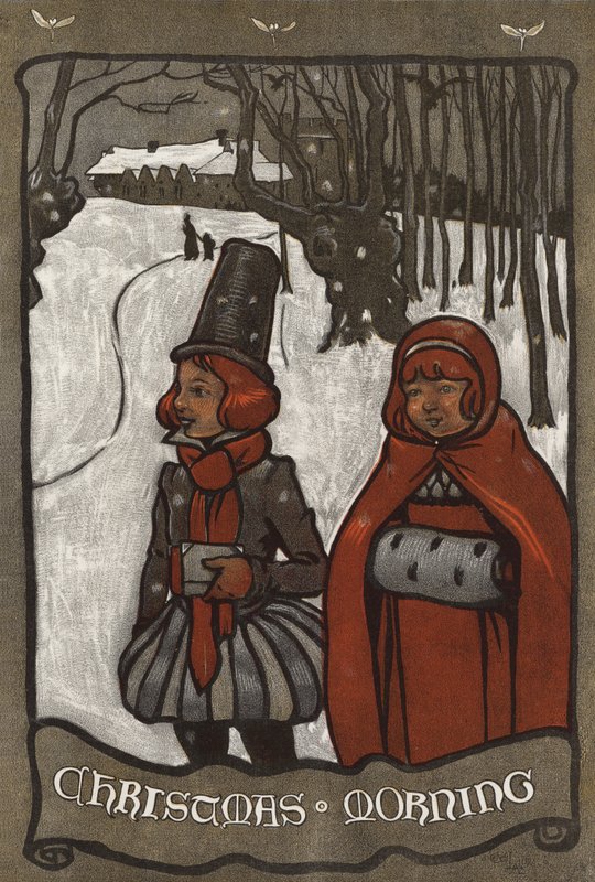 Świąteczny poranek autorstwa Cecil Charles Windsor Aldin