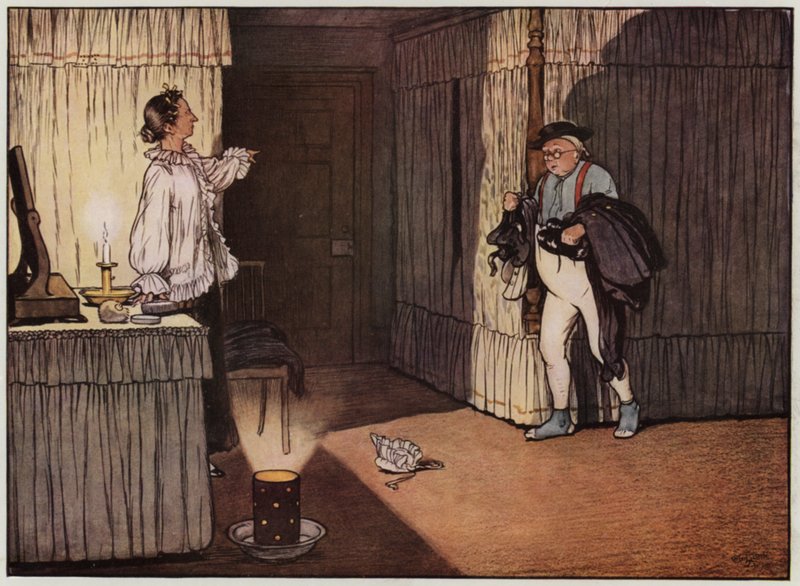 Ilustracja do The Pickwick Papers autorstwa Cecila Aldina (kolor lito) autorstwa Cecil Charles Windsor Aldin