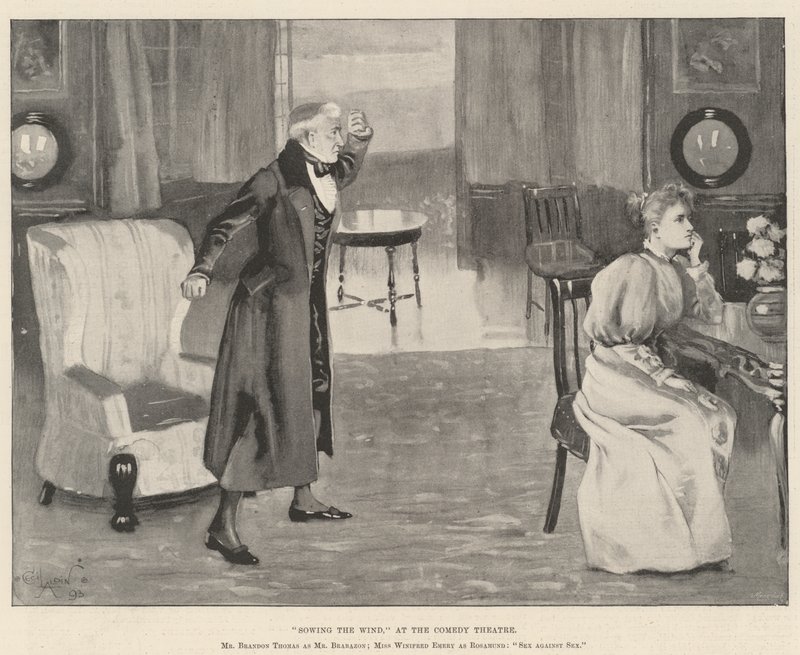 Siejąc wiatr, w Teatrze Komediowym autorstwa Cecil Charles Windsor Aldin