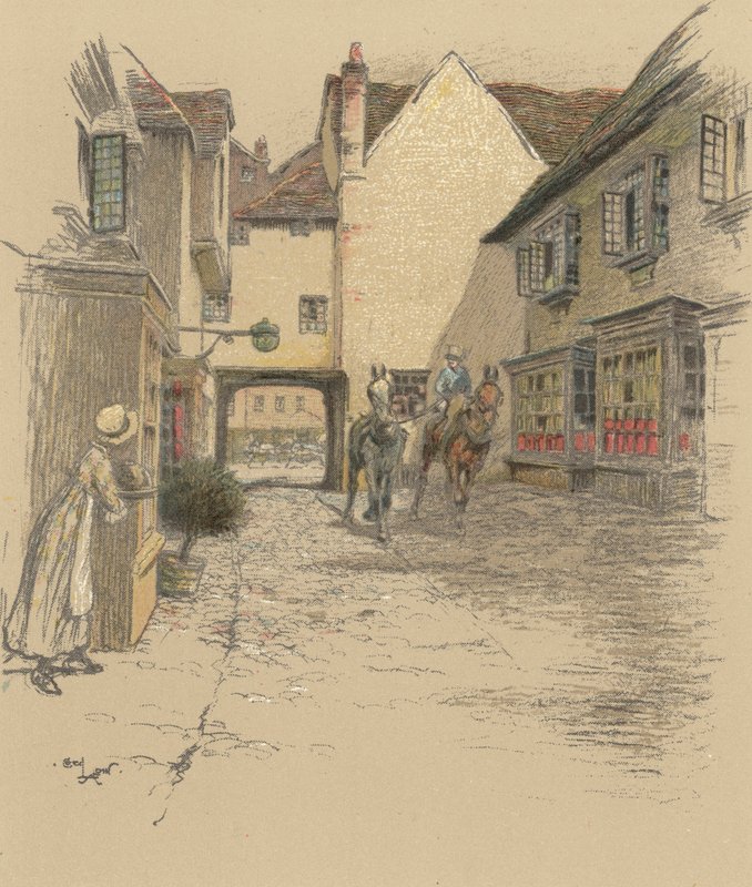 Złoty Krzyż, Oksford autorstwa Cecil Charles Windsor Aldin