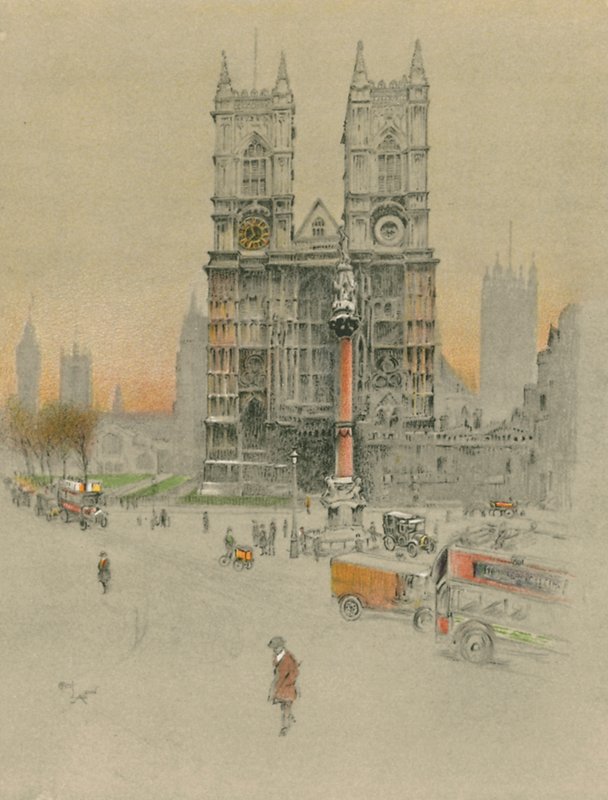 opactwo Westminsterskie autorstwa Cecil Charles Windsor Aldin