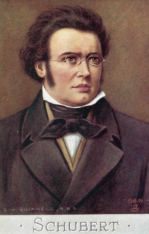 Franz Schubert autorstwa Cecil Watson Quinnell