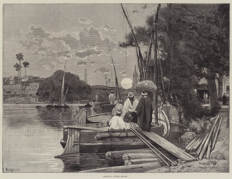 Assiout, Górny Egipt autorstwa Charles Auguste Loye