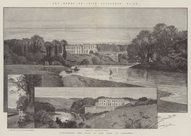 Convamore, siedziba hrabiego Listowel autorstwa Charles Auguste Loye