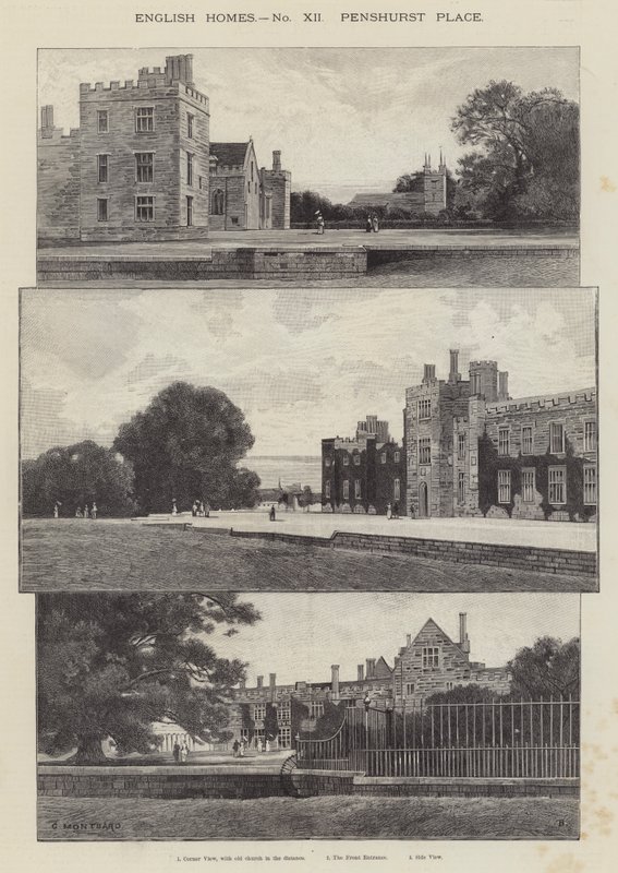 Miejsce w Penshurst autorstwa Charles Auguste Loye