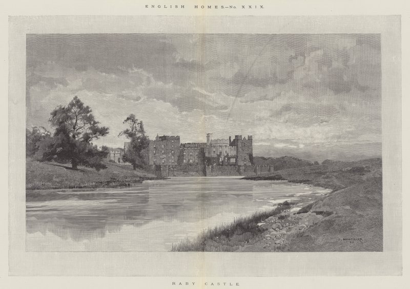 Zamek Raby autorstwa Charles Auguste Loye