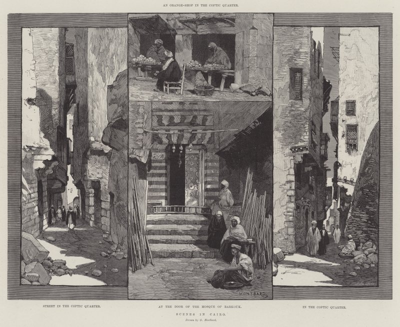 Sceny w Kairze autorstwa Charles Auguste Loye