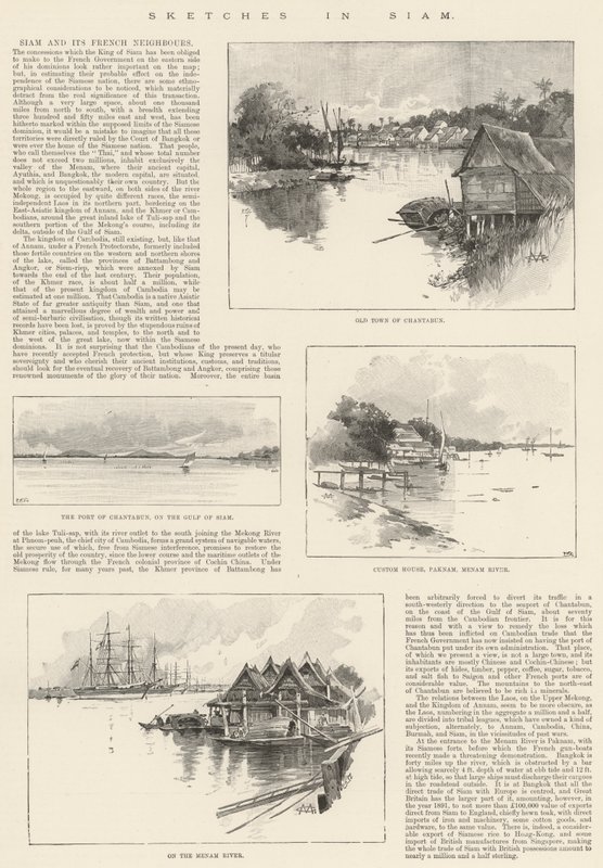 Szkice w Syjamie autorstwa Charles Auguste Loye