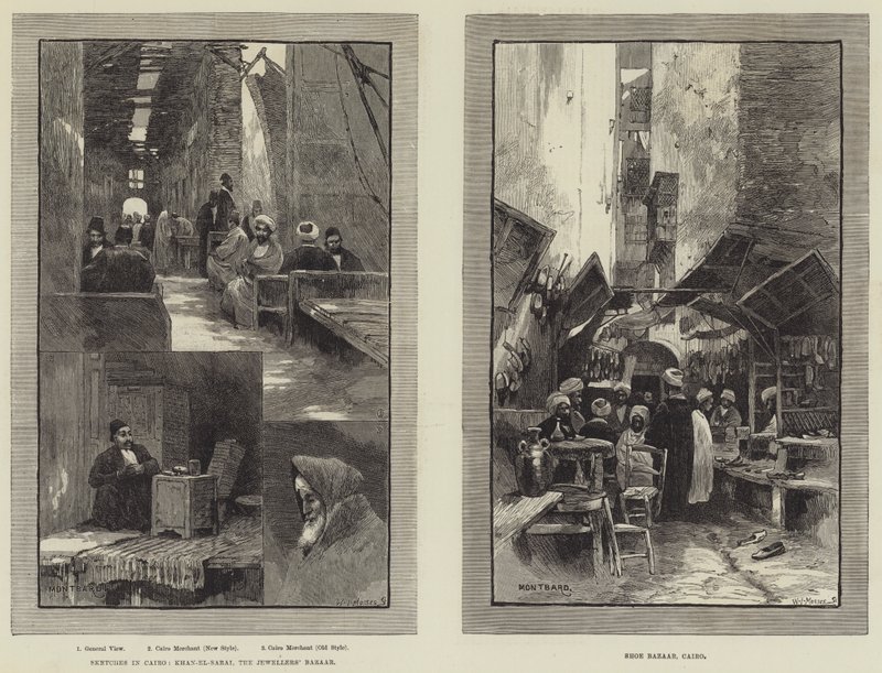 Szkice z Kairu autorstwa Charles Auguste Loye
