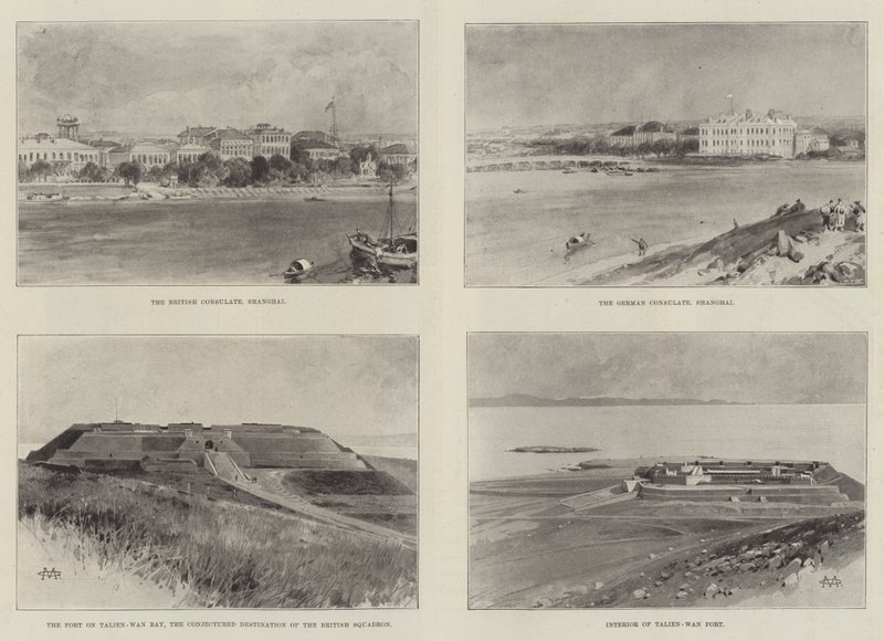 Szkice Chin autorstwa Charles Auguste Loye