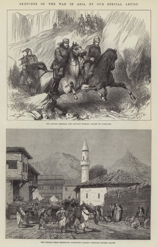 Szkice wojny w Azji autorstwa Charles Auguste Loye