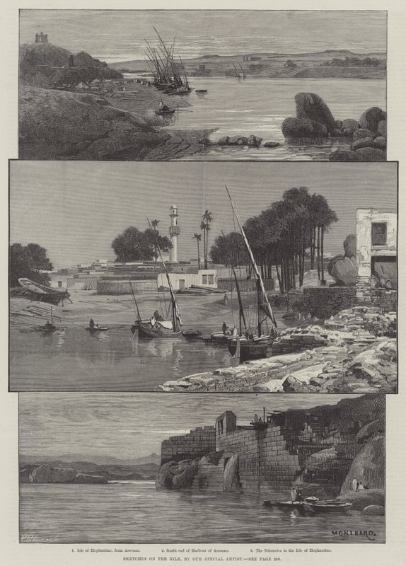 Szkice nad Nilem autorstwa Charles Auguste Loye