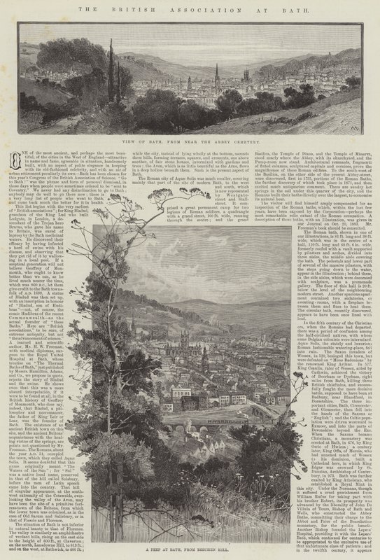 Stowarzyszenie Brytyjskie w Bath autorstwa Charles Auguste Loye