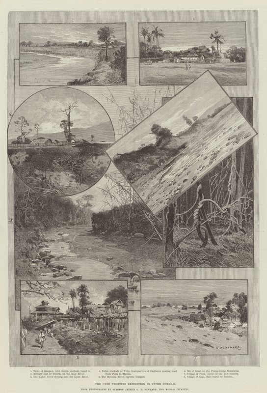 Ekspedycja graniczna Chin w Górnej Birmie autorstwa Charles Auguste Loye