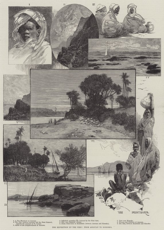 Wyprawa w górę Nilu, z Assouan do Korosko autorstwa Charles Auguste Loye