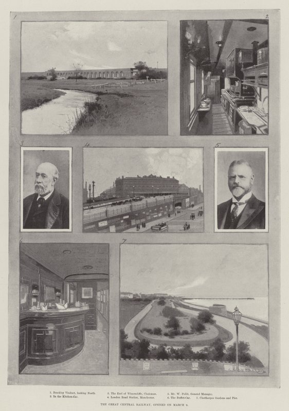 Great Central Railway, otwarta 9 marca autorstwa Charles Auguste Loye