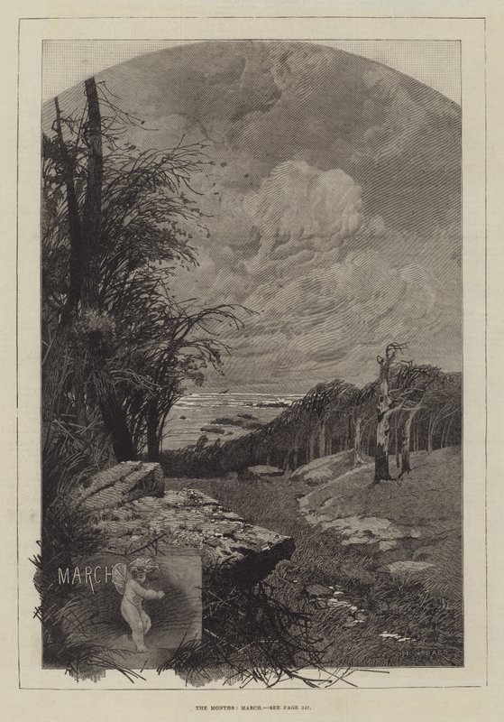 Miesiące, marzec autorstwa Charles Auguste Loye
