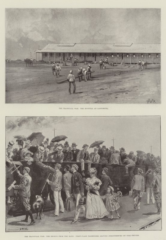 Wojna w Transwalu autorstwa Charles Auguste Loye
