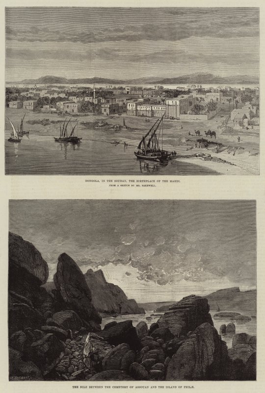 Widoki na Sudan autorstwa Charles Auguste Loye