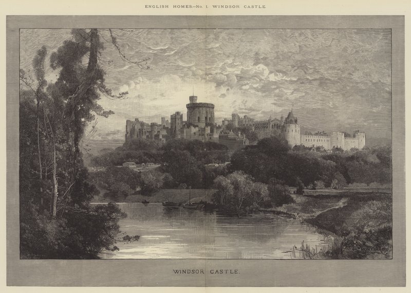 zamek Windsor autorstwa Charles Auguste Loye