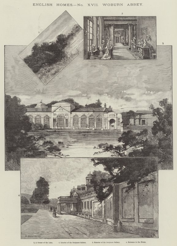 Opactwo Woburn autorstwa Charles Auguste Loye