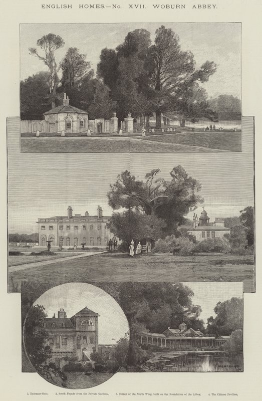 Opactwo Woburn autorstwa Charles Auguste Loye