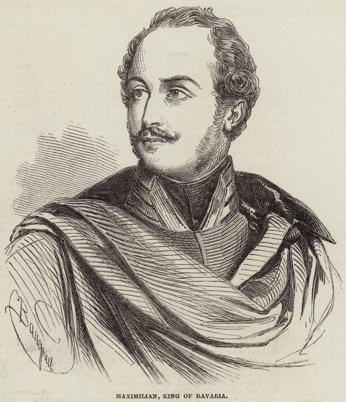 Maksymilian, król Bawarii autorstwa Charles Baugniet