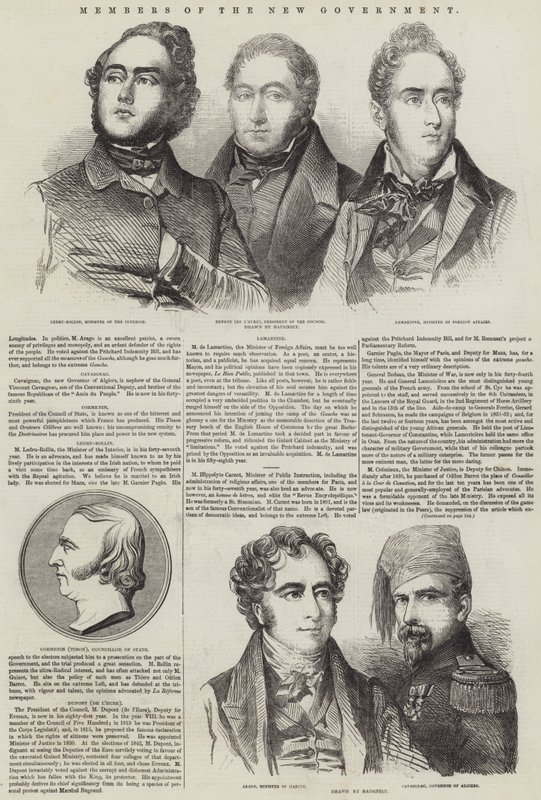 Członkowie nowego rządu autorstwa Charles Baugniet
