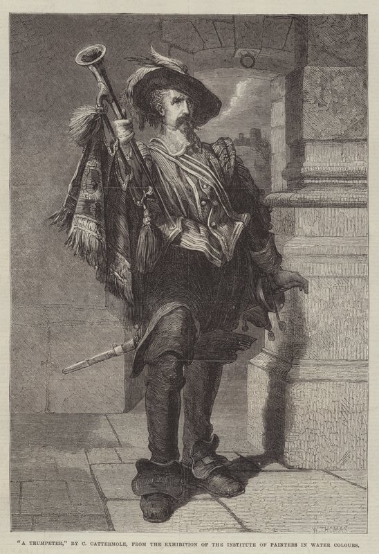 Trębacz autorstwa Charles Cattermole