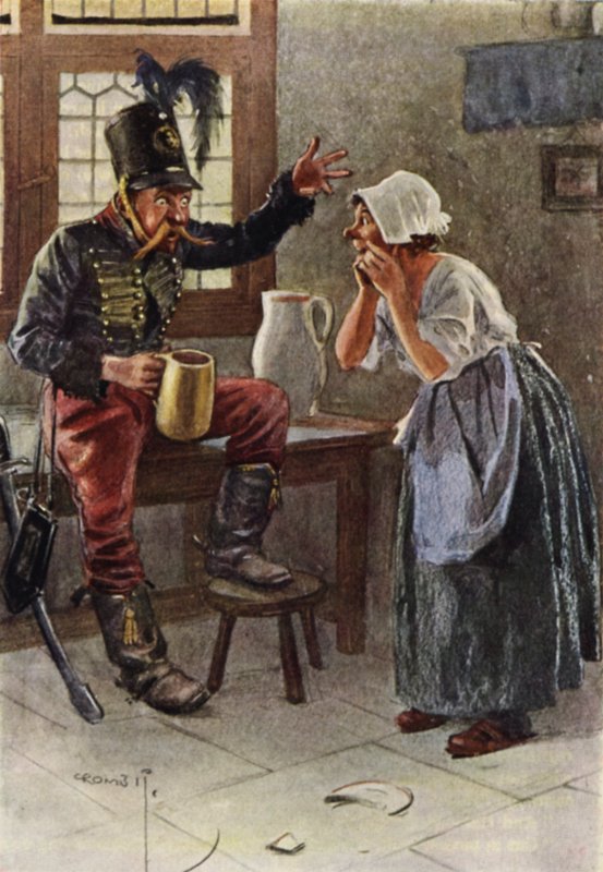 Złe wieści z pola Waterloo autorstwa Charles Crombie