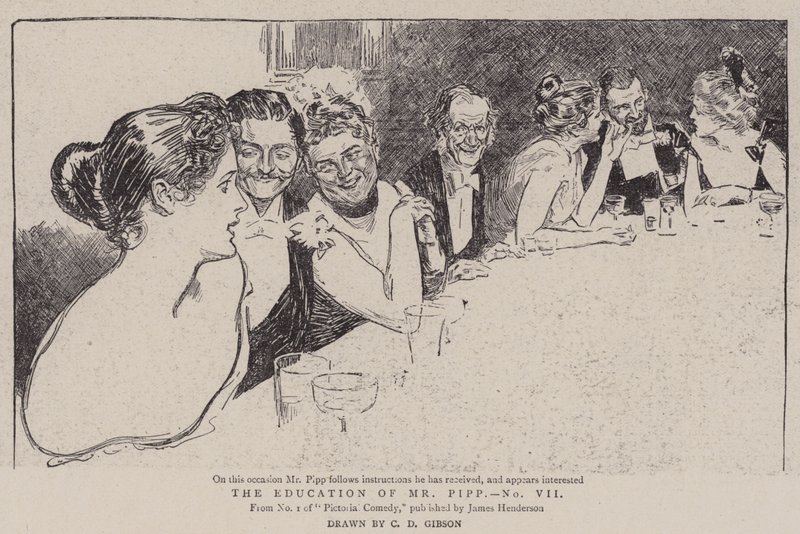 Edukacja pana Pippa, nr VII autorstwa Charles Dana Gibson