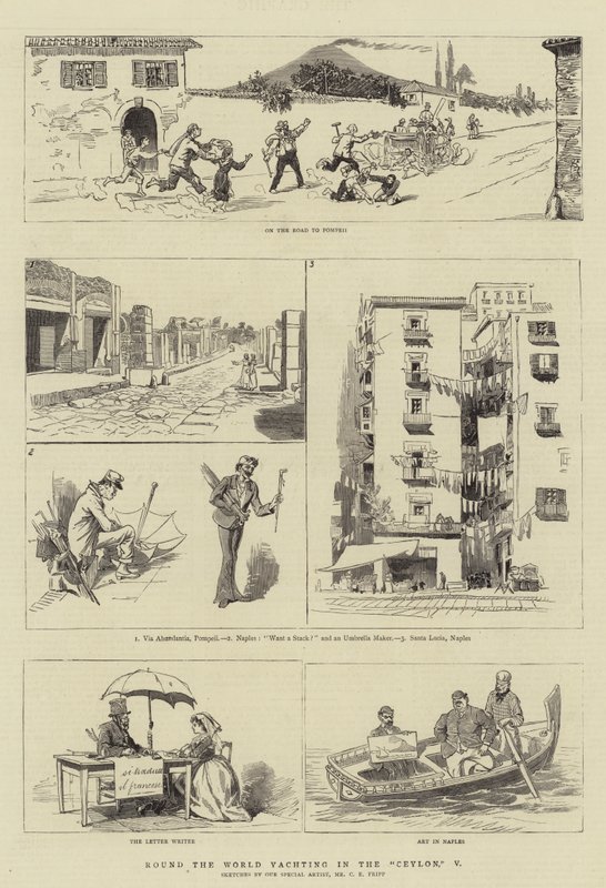 Rejs dookoła świata na jachcie Ceylon, V autorstwa Charles Edwin Fripp
