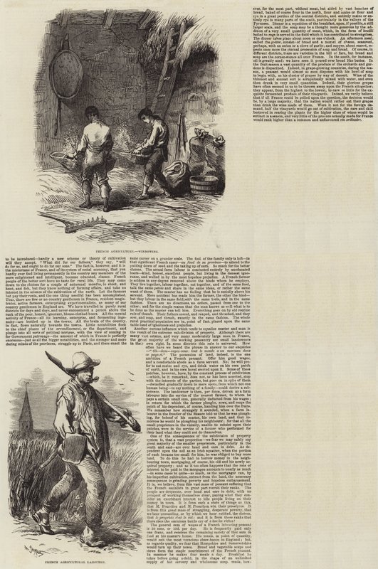 Rolnictwo we Francji autorstwa Charles Emile Jacque
