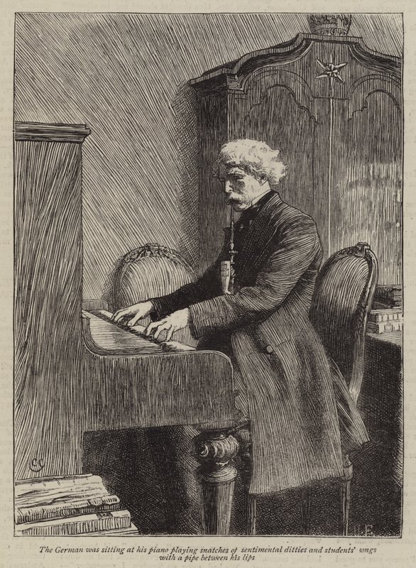 Przy altanie Celii autorstwa Charles Green